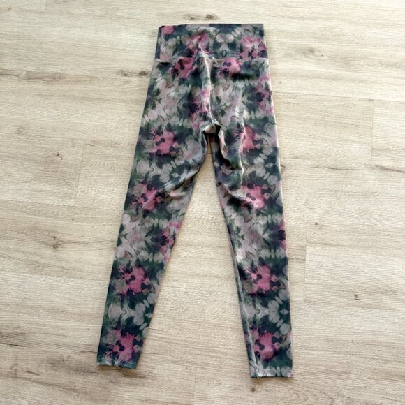 Beach Riot Sport Piper Leggings Pink Green Size Medium - Picture 3 of 10